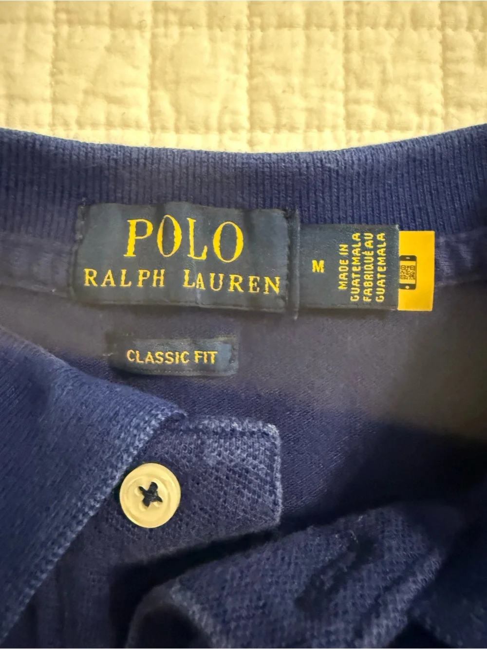 Ralph Lauren Polo Shirt in Royal Blue with Yellow Pony